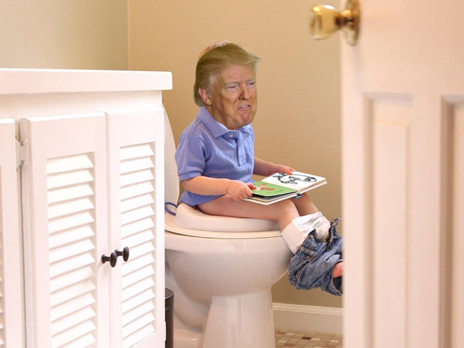 Trump as a little kid.