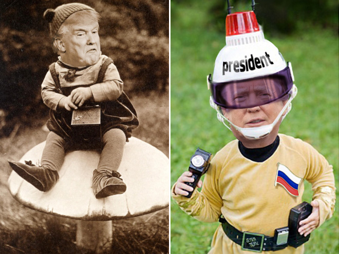 Trump as a little kid.