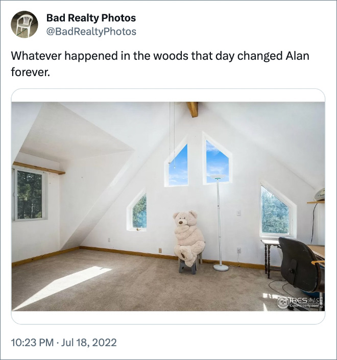 Whatever happened in the woods that day changed Alan forever.