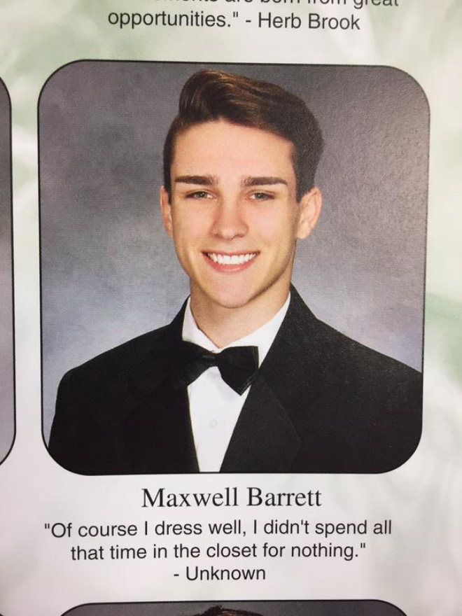 Funny yearbook quotes are the best.