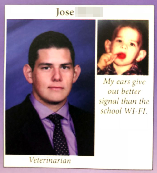 Funny yearbook quotes are the best.