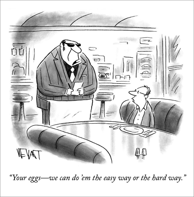 Funny cartoon by Christopher Weyant.