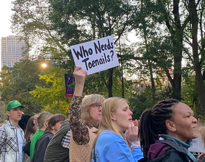 Funny marathon sign.