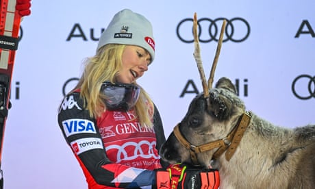 Shiffrin gets 89th World Cup win – and a reindeer – with victory in Finland