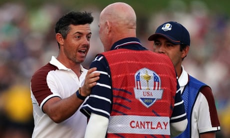 Rory McIlroy details ‘red mist’ clash with USA caddies at Ryder Cup