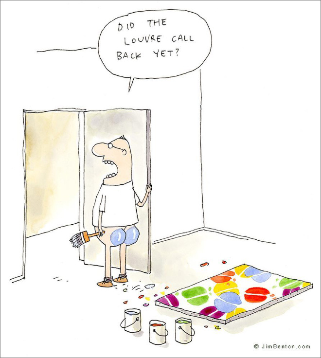 Cartoon by Jim Benton.