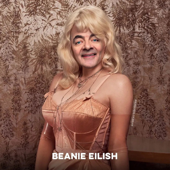 Mr. Bean celebrity mashup.