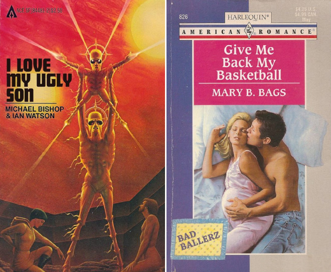 Young adult book cover parodies by Paperback Paradise.