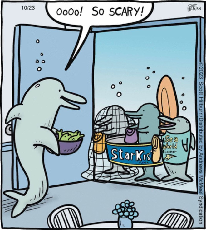 Funny cartoon by Scott Hilburn.