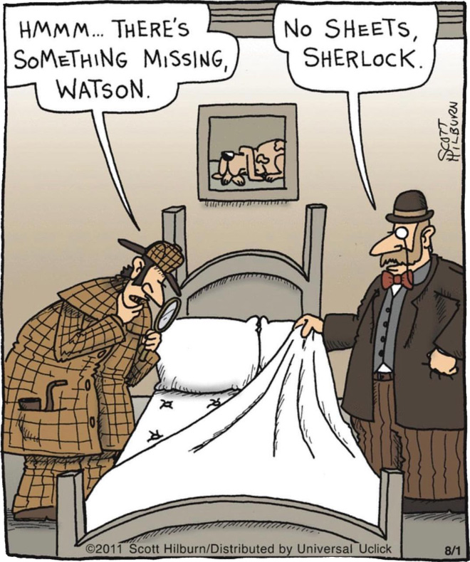 Funny cartoon by Scott Hilburn.