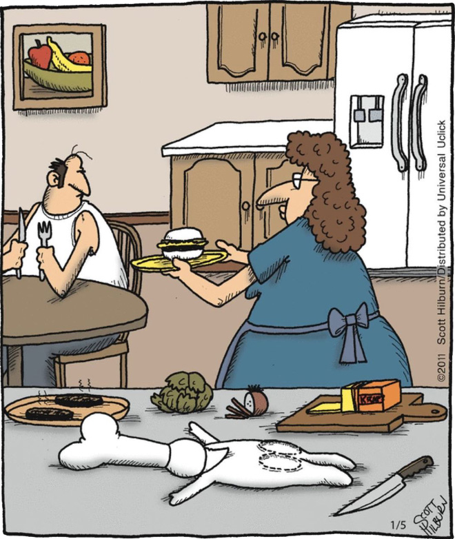 Funny cartoon by Scott Hilburn.