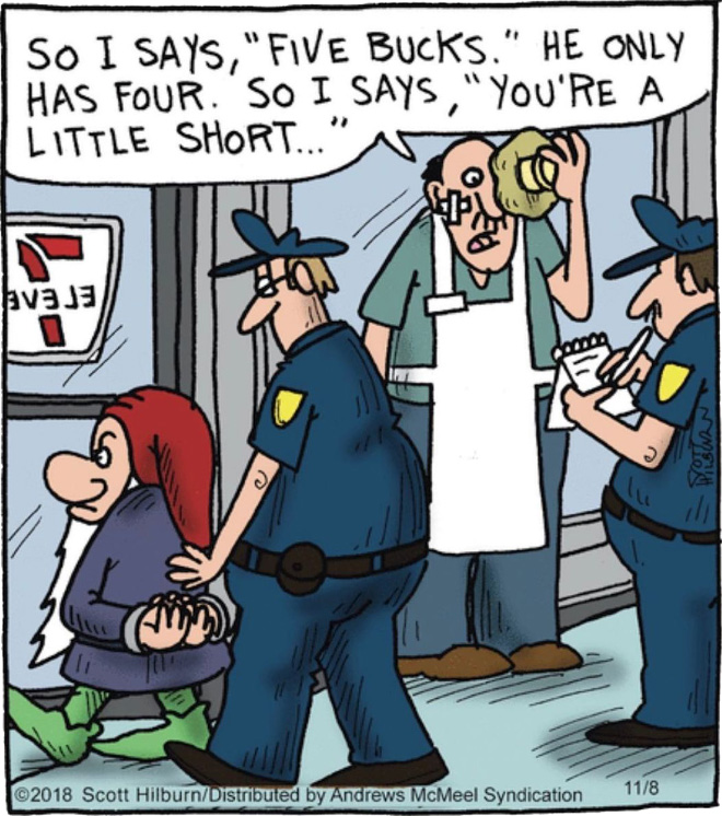 Funny cartoon by Scott Hilburn.