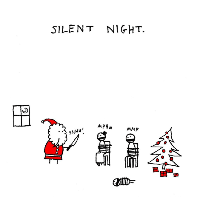 Christmas cartoon by Hugleikur Dagsson.