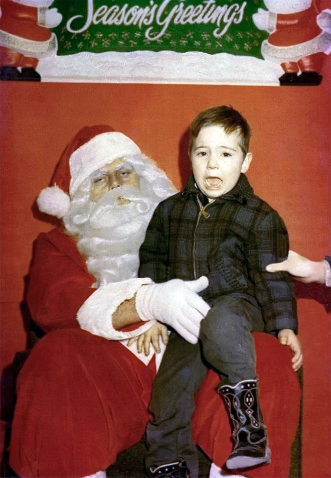Creepy Santa.