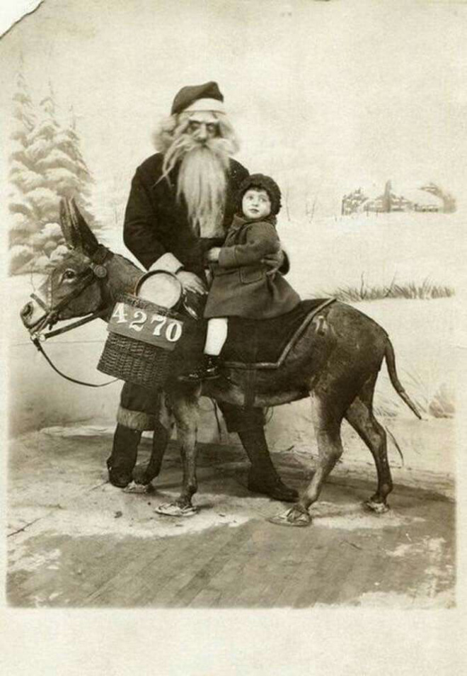 Creepy Santa.