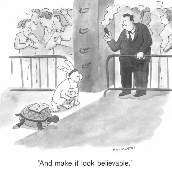 Funny cartoon by Drew Panckeri.