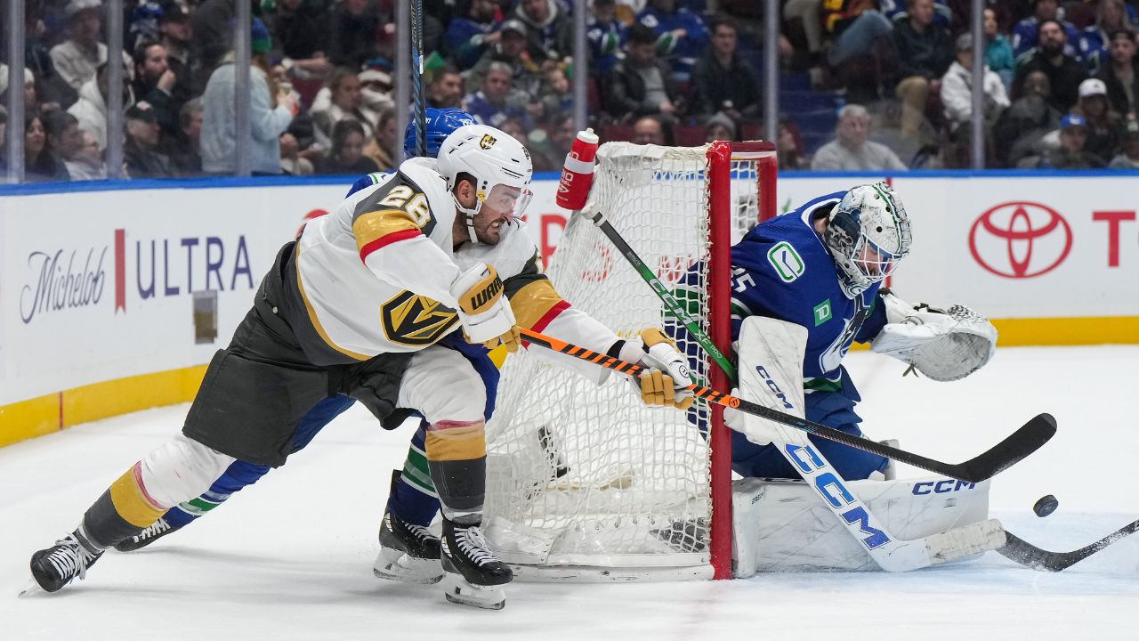 Golden Knights dismantle Canucks in battle of Western powers