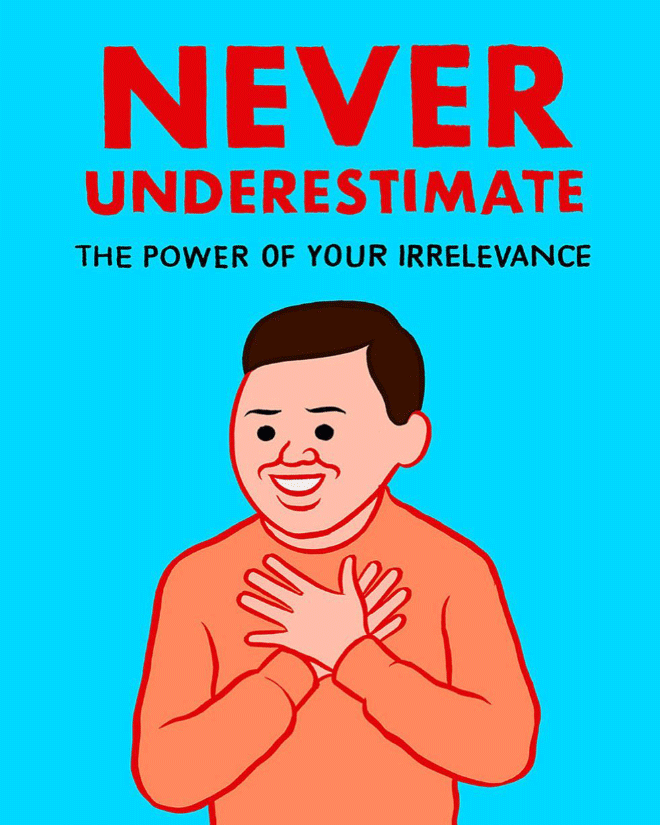 Demotivational poster by Joan Cornella.