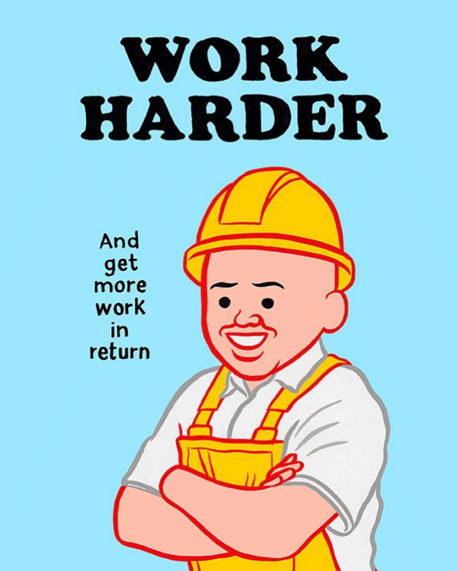 Demotivational poster by Joan Cornella.