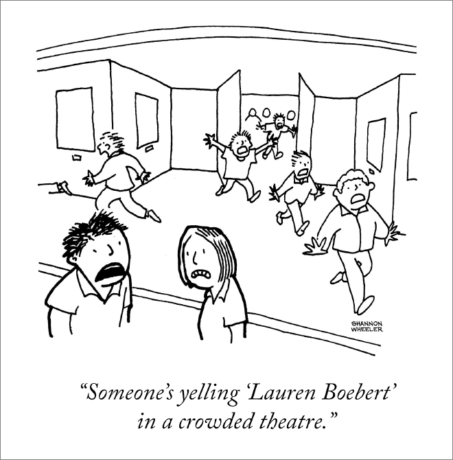 Funny cartoon by Shannon Wheeler.