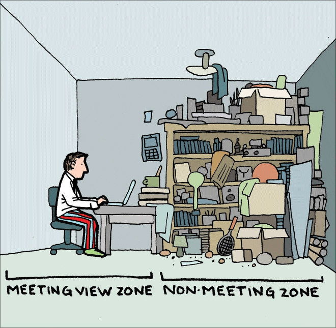 Online meetings.