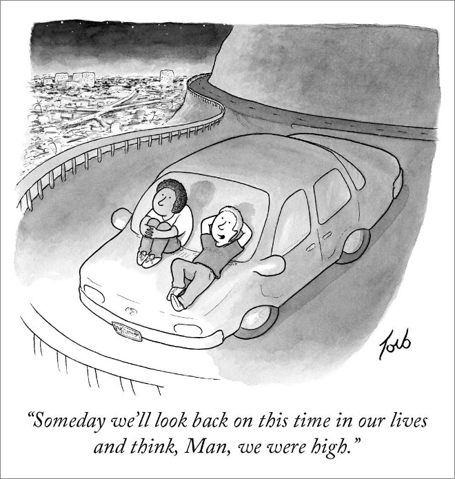 Funny cartoon by Tom Toro.