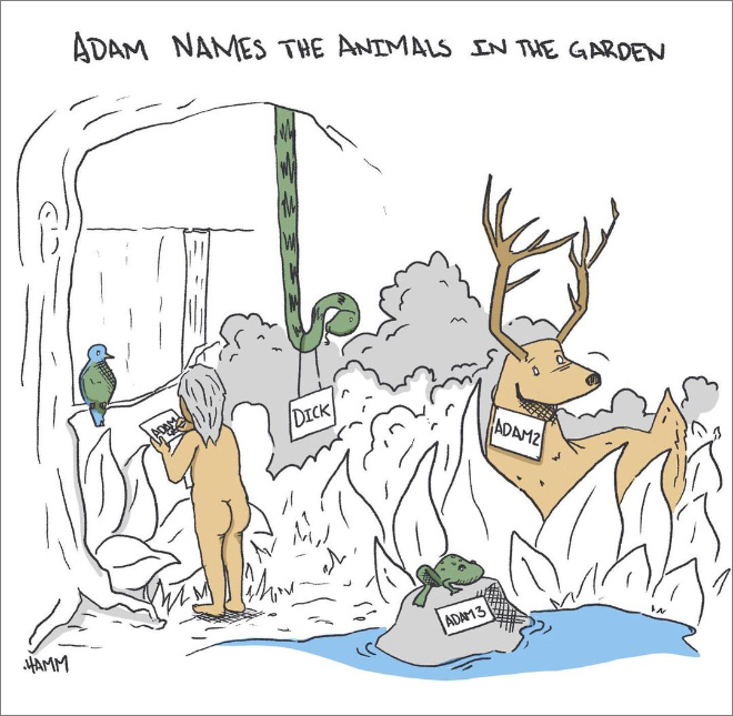Cartoon by Andrew Hamm.