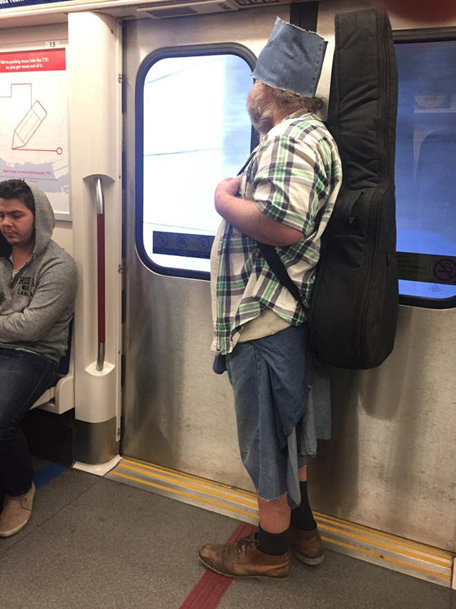 Funny And Strange People Spotted On The Subway