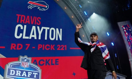 Travis Clayton, former eighth-tier rugby star, chosen by Buffalo Bills in NFL draft