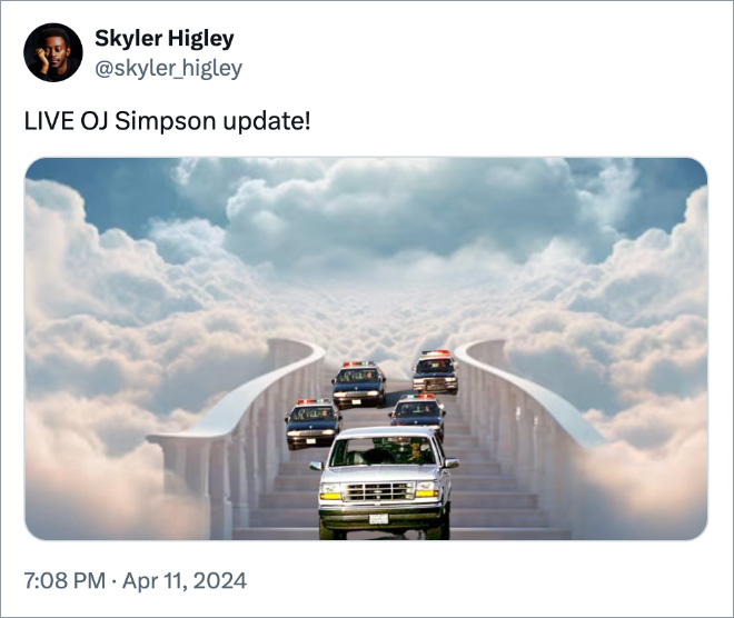 LIVE OJ Simpson update!