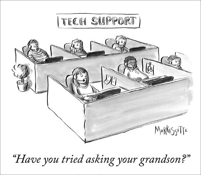 Cartoon by Sarah Morrissette.