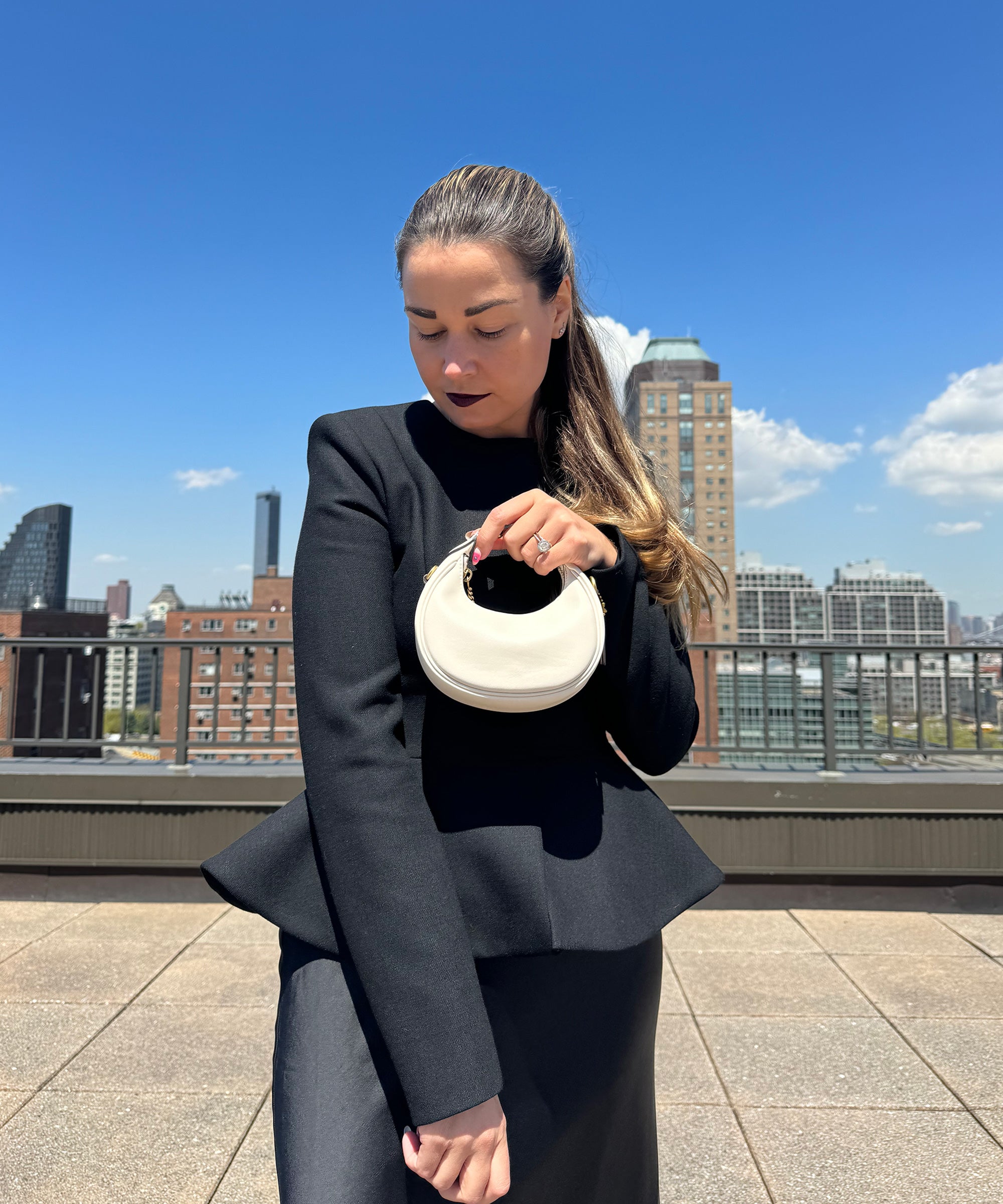White Handbags Are Trending: How To Style Coach’s Jonie Bag
