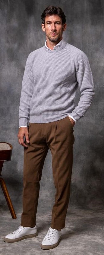 Formal Look with Sweater