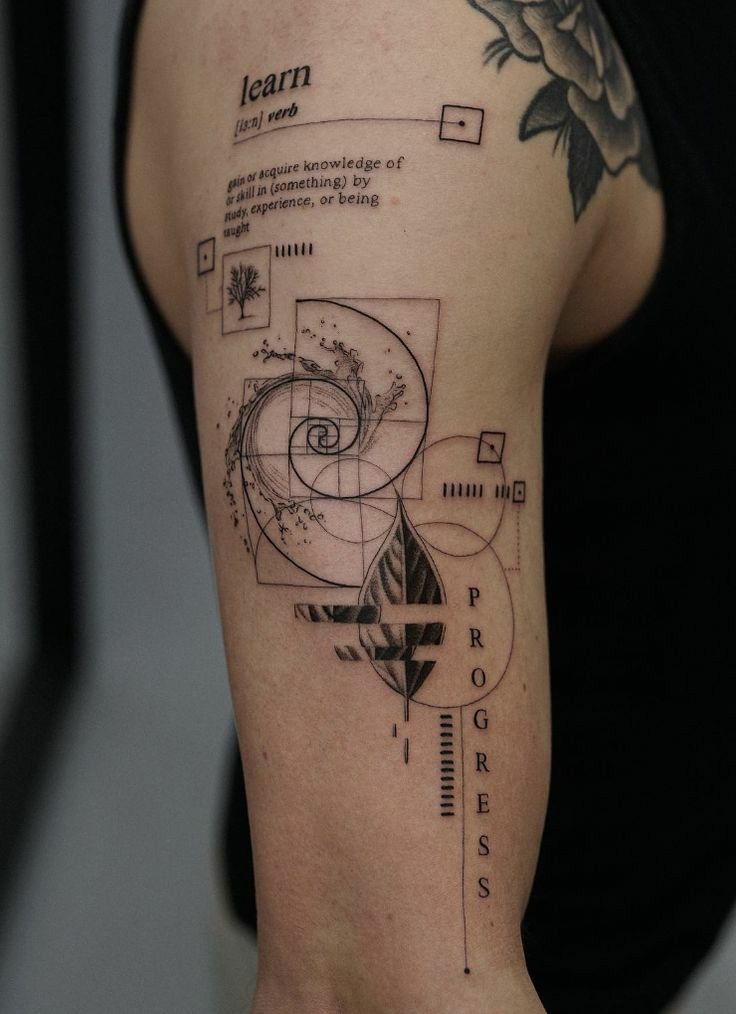 Geometric Shapes Tattoo