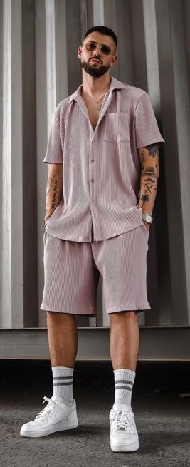 PurpleCoord Set Short Outfit