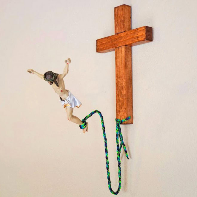 Bungee Jumping Jesus: Blasphemy Or Funny?