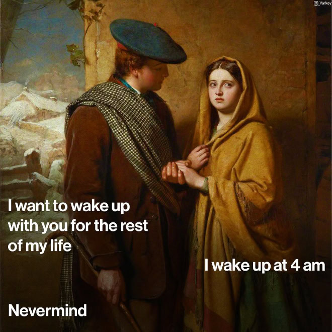 Classical art meme.