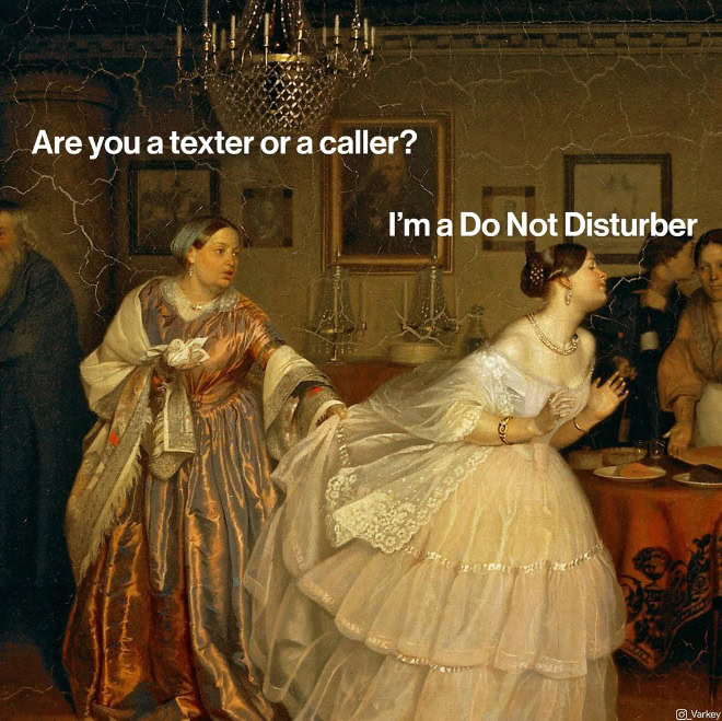 Classical art meme.