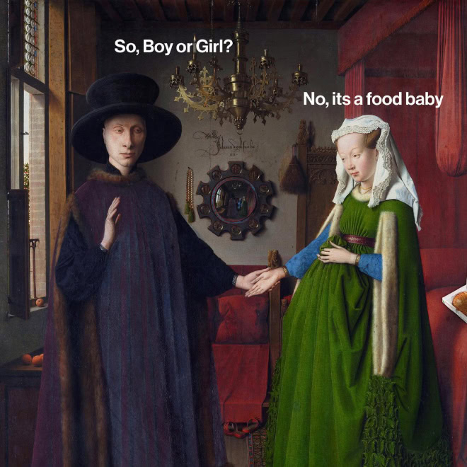 Classical art meme.