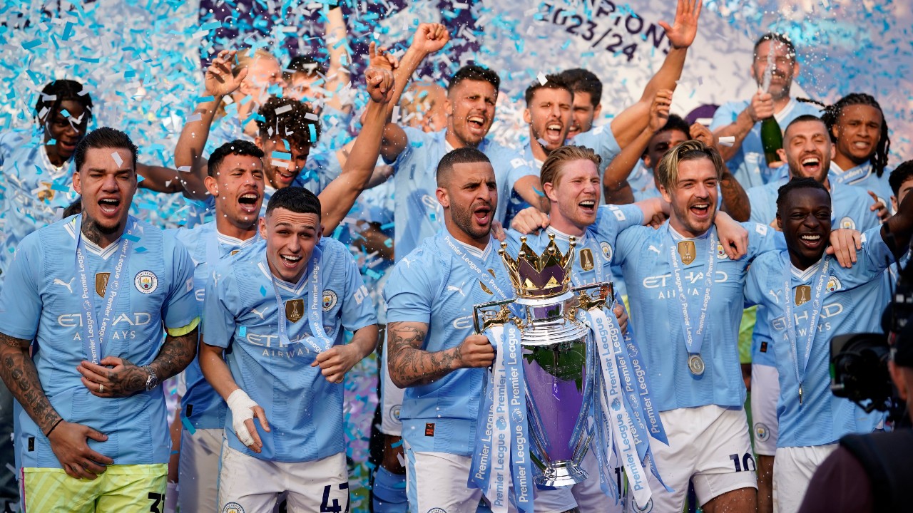 Manchester City wins record fourth consecutive Premier League title