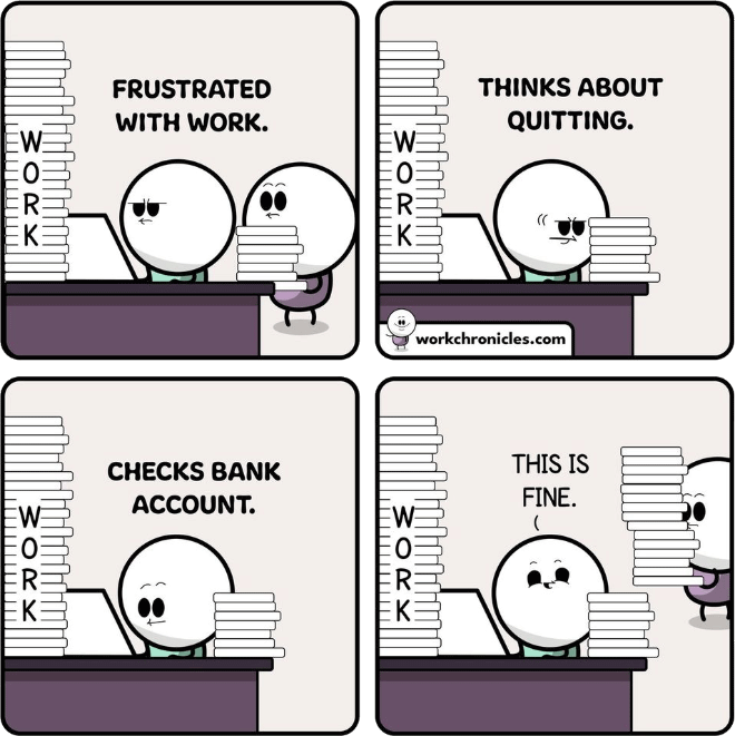 Comic by Work Chronicles.