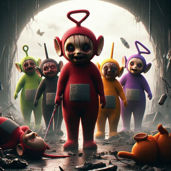 If Teletubbies was a horror movie...