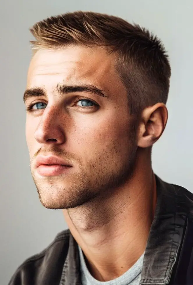 Low-Maintenance Crew Cut Hairstyle