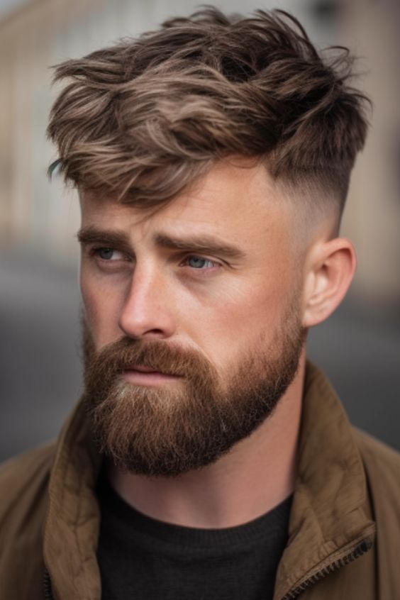 Medium-Length Haircuts & Mid Fades