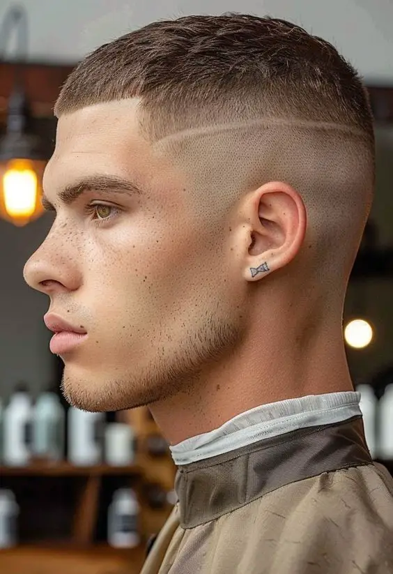 Minimal Maintenance Buzz Cut Hairstyle