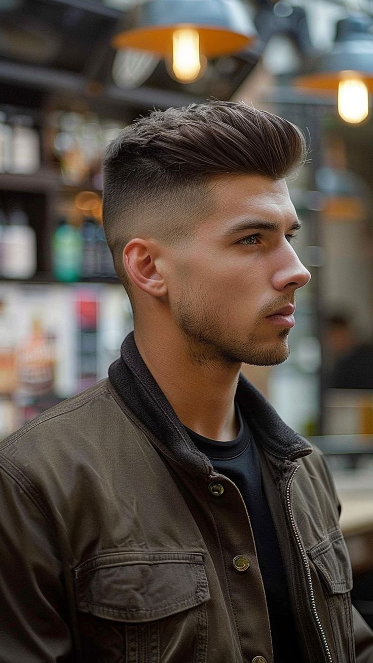 Pompadour Haircut for men