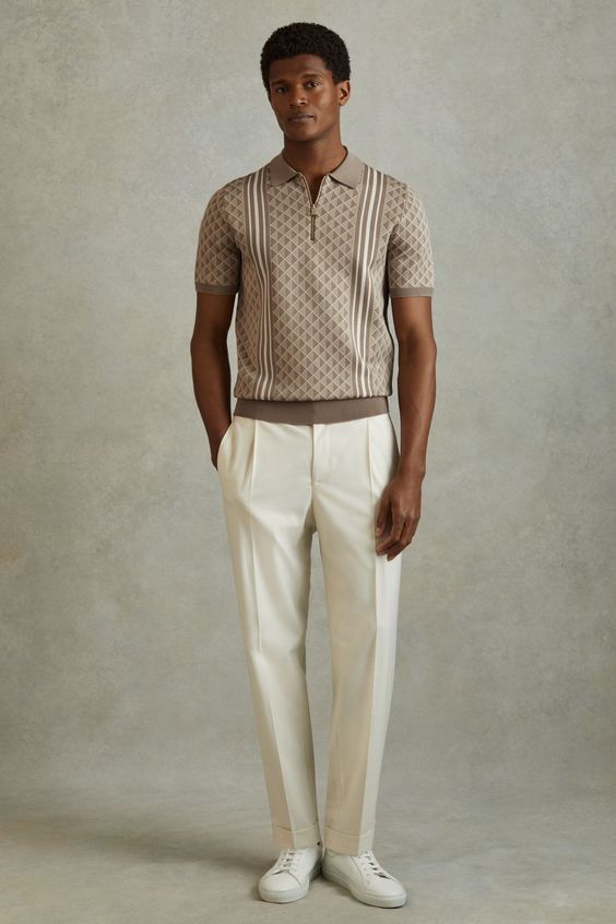 Sharp Polo and Trousers