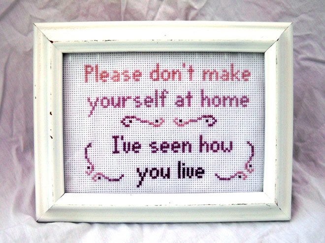 Brilliant cross stitch.