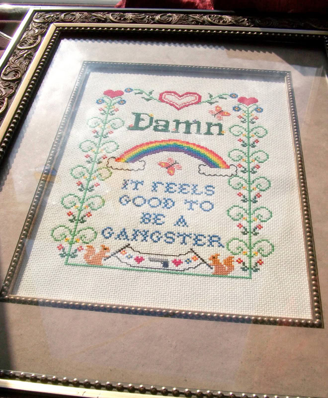 Brilliant cross stitch.