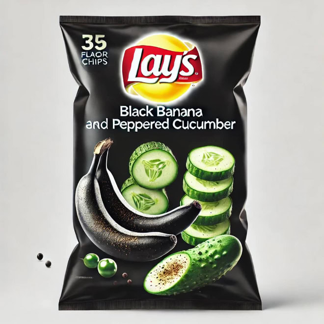 New Lay's flavor, created by AI.